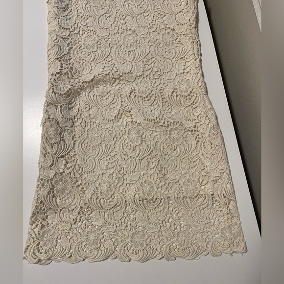 BLVD Lace and Linen Dress - Size Small - Picture 6 of 13